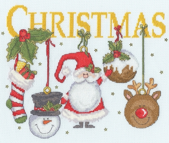 Picture of It Must Be Christmas Cross Stitch Kit By Bothy Threads