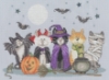 Picture of Fiendish Feline Cats Cross Stitch Kit By Bothy Threads