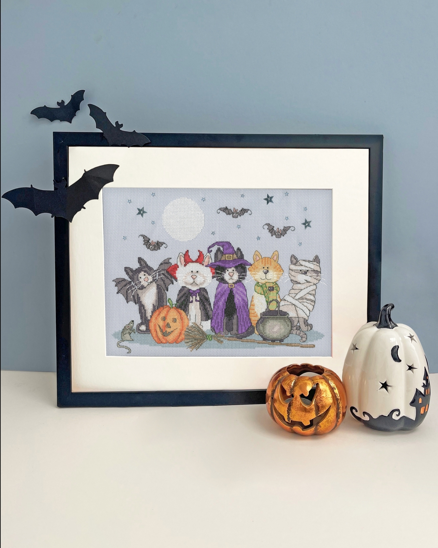 Fiendish Feline Cats Cross Stitch Kit By Bothy Threads | Stitchtastic