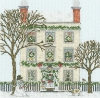 Picture of Christmas Townhouse Cross Stitch Kit By Bothy Threads