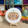 Picture of Pumpkin Embroidery Kit in a Hoop