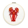 Picture of Lobster in a Hoop Needle Felting Kit