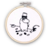 Picture of Moominpappa's Seashell Discovery Mini Embroidery Kit With a Hoop