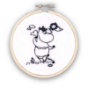 Picture of Snorkmaiden's Seaside Style Mini Embroidery Kit With a Hoop