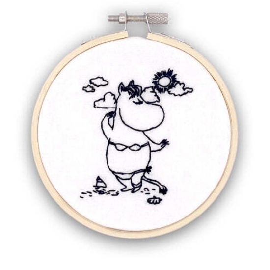 Picture of Snorkmaiden's Seaside Style Mini Embroidery Kit With a Hoop