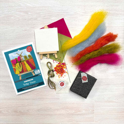 Mini Masterpiece Tulip Time Needle Felting Kit | Stitchtastic