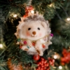 Picture of Christmas Hedgehog Needle Felting Kit