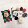 Picture of Christmas Hedgehog Needle Felting Kit