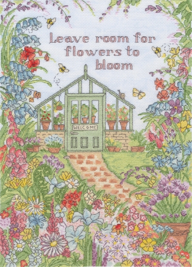 Picture of Flowers In Bloom Cross Stitch Kit By Bothy Threads