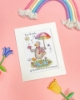 Picture of Sunshine And Rainbows Cross Stitch Kit By Bothy Threads