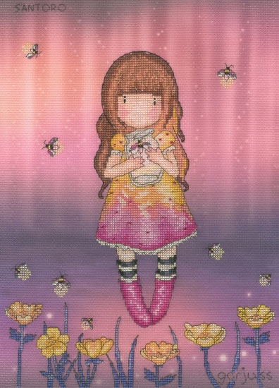 Picture of Firefly Dawn - (Gorjuss) Cross Stitch Kit by Bothy Threads