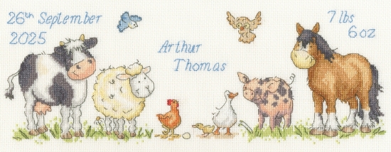 Picture of Farmyard Welcome Cross Stitch Kit By Bothy Threads