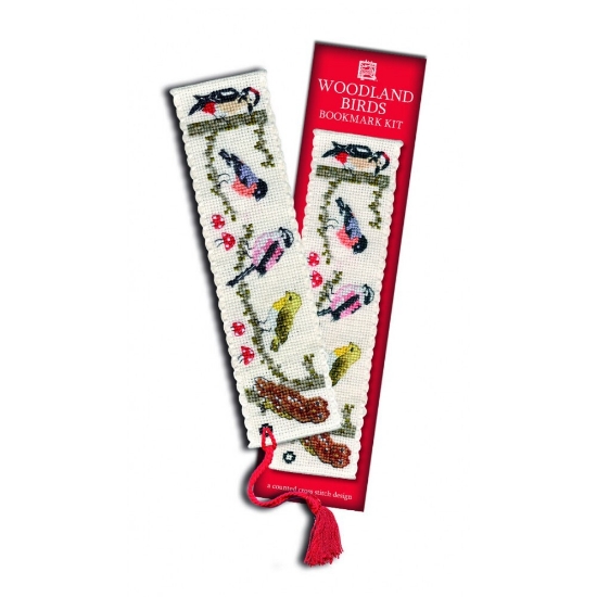 Picture of Woodland Birds Bookmark Cross Stitch Kit