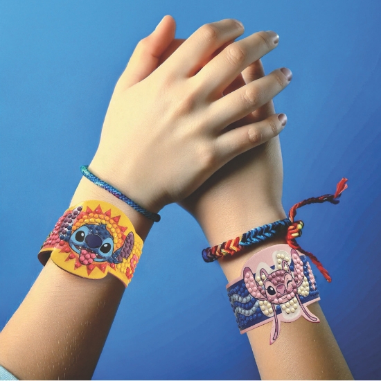 Picture of Stitch & Angel Crystal Art Friendship Bracelets