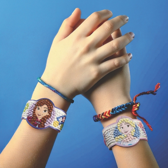 Picture of Elsa & Anna Crystal Art Friendship Bracelets