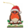 Picture of Jolly Robin - Crystal Art Buddy & Christmas Tree Decoration