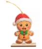 Picture of Gingerbread Man - Crystal Art Buddy & Christmas Tree Decoration