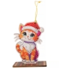 Picture of Christmas Cat - Crystal Art Buddy & Christmas Tree Decoration