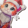 Picture of Christmas Cat - Crystal Art Buddy & Christmas Tree Decoration