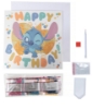 Picture of Stitch Birthday - 18x18cm Crystal Art Card