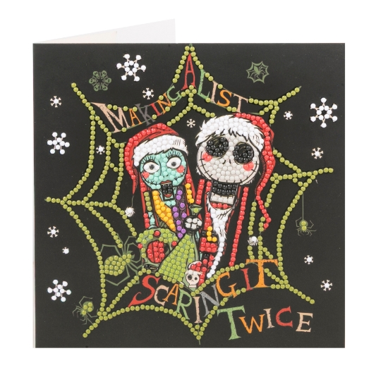 Picture of Nightmare Nutcrackers - 18x18cm Crystal Art Card