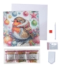Picture of Festive Robin - 18x18cm Crystal Art Card