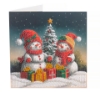 Picture of Holiday Smiles - 18x18cm Crystal Art Card