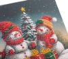 Picture of Holiday Smiles - 18x18cm Crystal Art Card