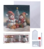 Picture of Holiday Smiles - 18x18cm Crystal Art Card