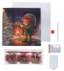 Picture of Jolly Elf - 18x18cm Crystal Art Card