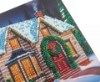 Picture of Christmas Cottage - 18x18cm Crystal Art Card