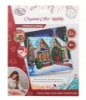 Picture of Christmas Cottage - 18x18cm Crystal Art Card