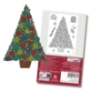 Picture of Crystal Art A6 Stamp Set - Holiday Holly Tree