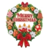 Picture of Merry Christmas Crystal Art 3D Wreath Kit