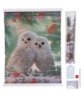Picture of Snowy Owls Sanctuary - Crystal Art 40x50cm Scroll Kit