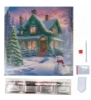 Picture of Snowy Paradise, 30x30cm Crystal Art Famed Canvas Kit