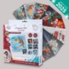 Picture of Festive Best Of British Christmas 2025 Set of 8 Crystal Art Cards
