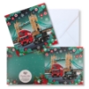 Picture of Festive Best Of British Christmas 2025 Set of 8 Crystal Art Cards