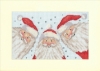 Picture of Santa Selfie - Christmas Card Cross Stitch Kit by Bothy Threads