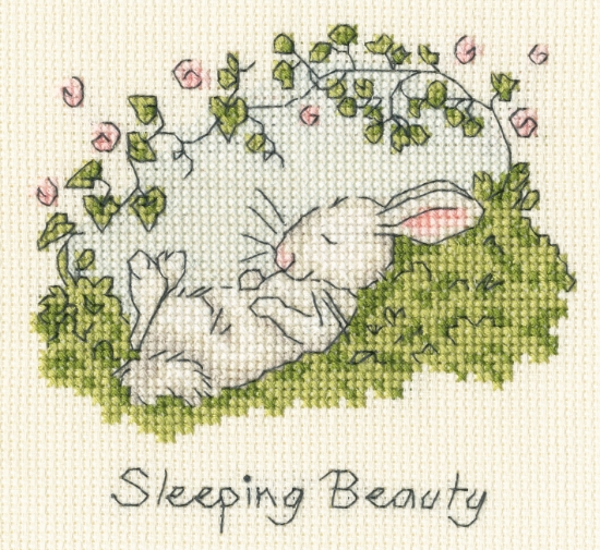 Picture of Sleeping Beauty (Anita Jeram) Cross Stitch Kit By Bothy Threads