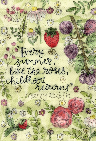 Picture of Roses Of Summer (Chloe's Chateau) Cross Stitch Kit By Bothy Threads