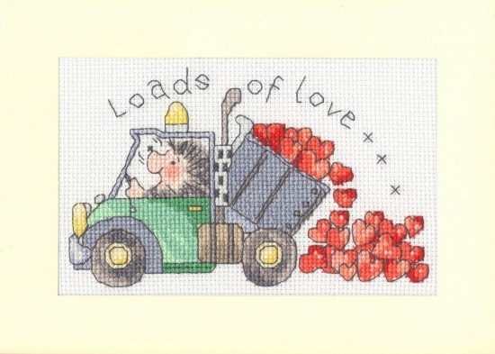 Picture of Loads Of Love (The Margaret Sherry Collection Greetings Cards ) Cross Stitch Kit By Bothy Threads