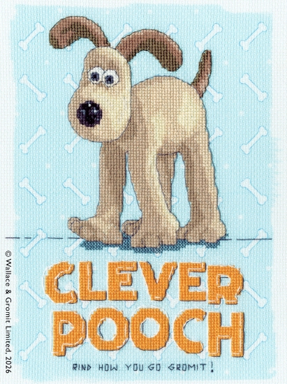 Picture of Clever Pooch Cross Stitch Kit by Bothy Threads