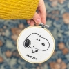 Picture of Snoopy (Peanuts) Mini Embroidery Kit With Hoop