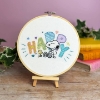 Picture of Happy Snoopy (Peanuts) Embroidery Kit With Hoop