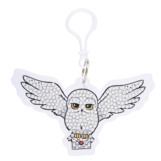 Picture of Hedwig - Crystal Art Bag Charm Kit (Harry Potter)