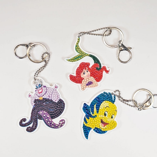 Picture of Little Mermaid - Crystal Art Keyring Kit (Disney)