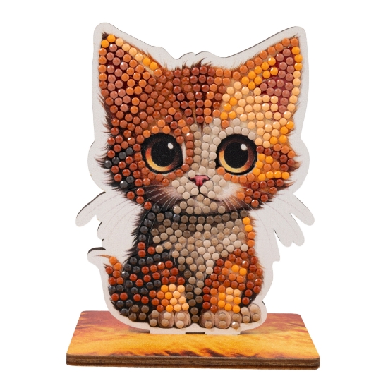 Picture of Kitten Cat - Wildlife Crystal Art Buddy Kit