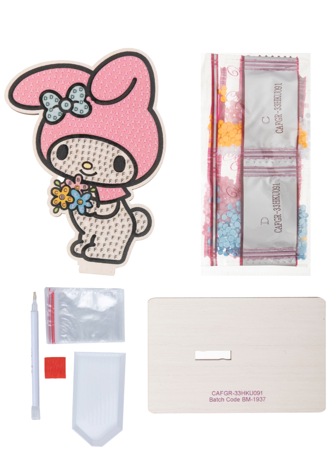 My Melody - Crystal Art Buddy Kit (Hello Kitty) | Stitchtastic