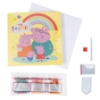 Picture of My Family 18x18cm Crystal Art Card (Peppa Pig)